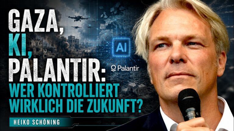 Mehr über den Artikel erfahren Digitale Weltkontrolle? Heiko Schöning über Gaza, Epstein, Palantir & KI