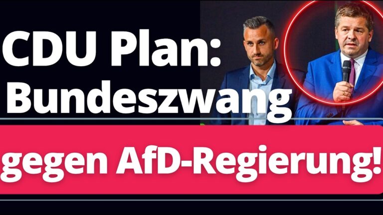 Mehr über den Artikel erfahren EIL: Erste CDU Politiker diskutieren „Bundeszwang“ um AfD-Regierung zu entmachten!!!