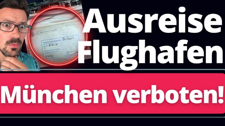 Mehr über den Artikel erfahren EIL: Festnahme am Flughafen München! Ausreise verboten!
