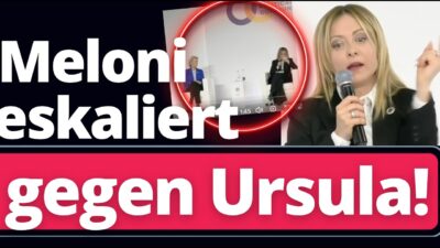 Mehr über den Artikel erfahren Eil: Meloni hält von der Leyen heftige Standpauke!