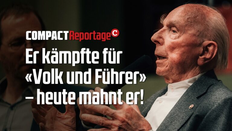 Mehr über den Artikel erfahren Er kämpfte für «Volk und Führer» – heute mahnt er!