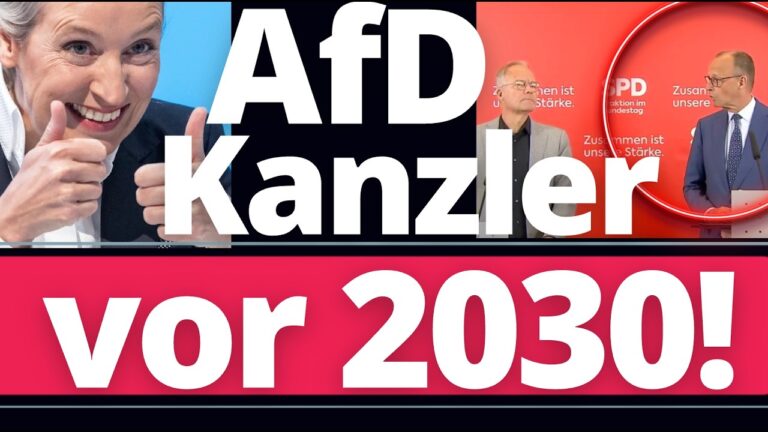 Mehr über den Artikel erfahren Es wird eine AfD Bundesregierung vor 2030 geben! Es ist UNAUSWEICHLICH!