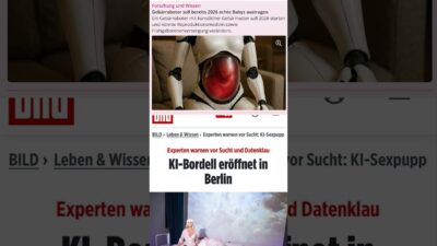 Mehr über den Artikel erfahren 👉Roboter und KI, die teuflische Agenda die uns als Paradies verkauft wird.‼️