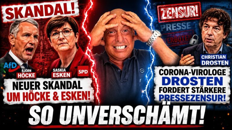 Mehr über den Artikel erfahren 😳💥 Krass: Neuer Höcke-Skandal & Corona-Virologe Drosten fordert Pressezensur!