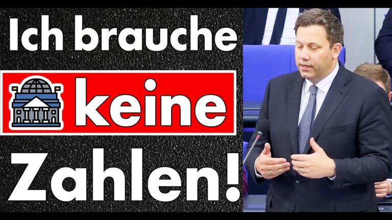 Mehr über den Artikel erfahren Finanzminister braucht keine Zahlen! Gilt das auch für meine Steuererklärung? Klingbeil am Limit!