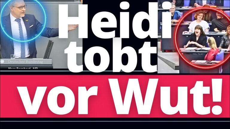 Mehr über den Artikel erfahren Genial 😂 AfD-Bauexperte bringt Heidi Reichinnek zum platzen!
