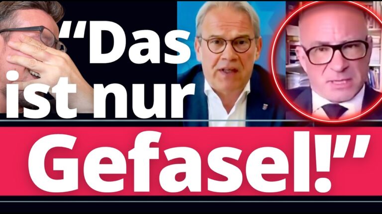 Mehr über den Artikel erfahren Genial! Hochschulprofessor zerlegt SPD Minister nach Strich und Faden!