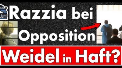 Mehr über den Artikel erfahren Gericht setzt Oppositionschef ab – Eskalation! – Weidel in Zelle im Adenauer-Bus ist Bildung?