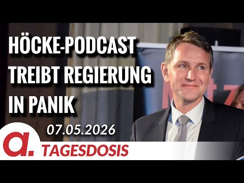 Mehr über den Artikel erfahren Höcke-Podcast treibt Regierung in Panik | Von Janine Beicht | Apolut
