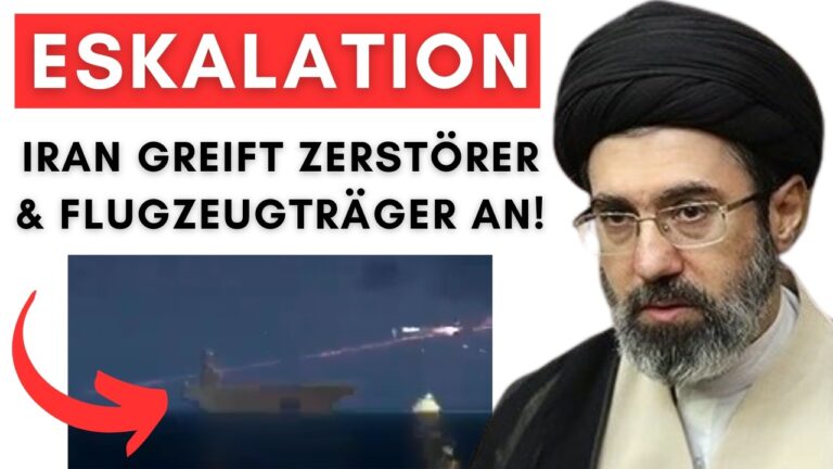 Mehr über den Artikel erfahren Iran greift US-Zerstörer & Flugzeugträger an + Trump greift Häfen an + große See-Schlacht!