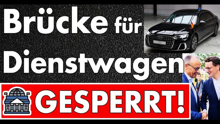 Mehr über den Artikel erfahren Keine Durchfahrt für Politiker! Theodor-Heuss-Brücke für gepanzerte Limousinen gesperrt!