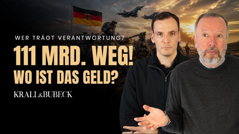 Mehr über den Artikel erfahren Krall & Bubeck: 111 Milliarden AUSGEGEBEN und keiner weiß wofür?!