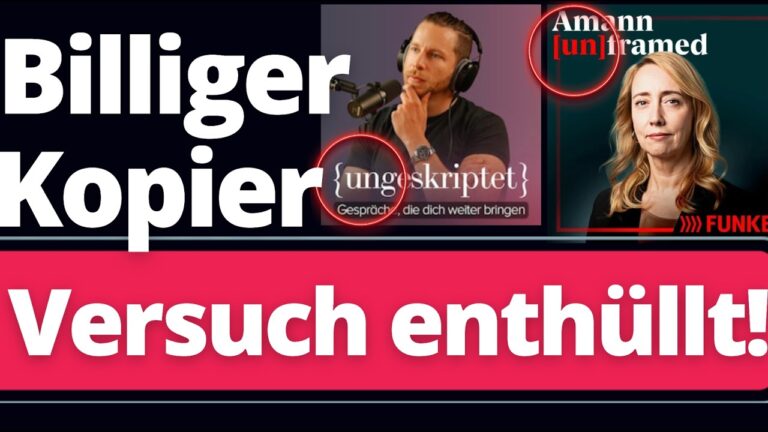 Mehr über den Artikel erfahren Krass DREIST! So billig, versucht Melanie Amann Ben ungeskriptet zu KOPIEREN!