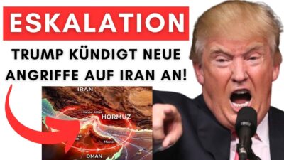 Mehr über den Artikel erfahren Lage in Hormuz eskaliert + Trump kündigt neue Angriffe auf Iran an + Trump  bekommt Abfuhr von Xi!