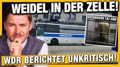 Mehr über den Artikel erfahren Linksraradikale sperren Weidel in ZELLE! WDR gesteht jetzt FEHLER ein! EXKLUSIV! Adenauer SRP+
