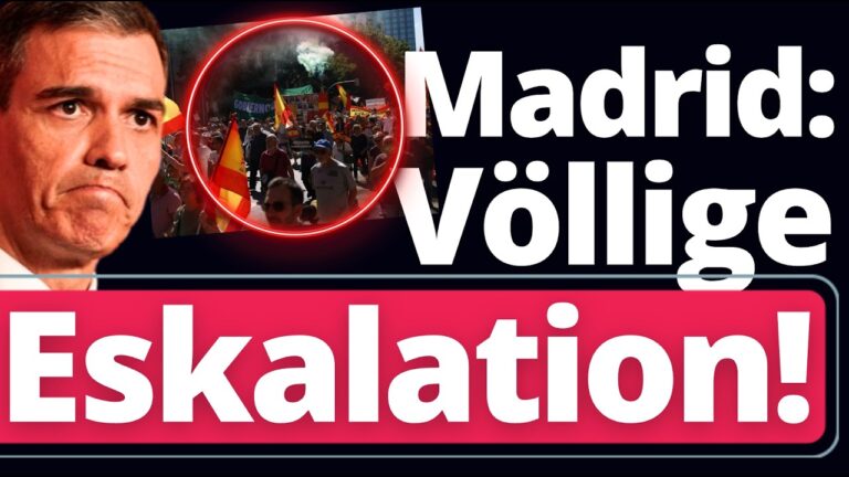 Mehr über den Artikel erfahren Madrid eruptiert: Hundert Tausende Bürger haben die Schnauze voll von Sanchez!
