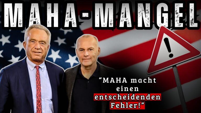 Mehr über den Artikel erfahren MAHA wird scheitern, wenn Kennedy das nicht korrigiert | Dr. Nehls legt den Finger in die Wunde
