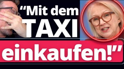 Mehr über den Artikel erfahren Man kann auch mit Taxi einkaufen fahren! Jetzt dreht sie endgültig durch!