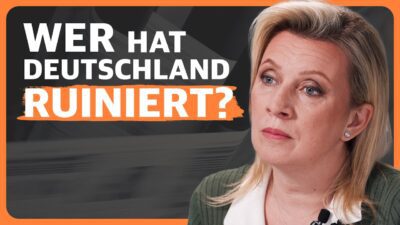 Mehr über den Artikel erfahren Marija Sacharowa: „Deutschland wird wirtschaftlich geopfert“