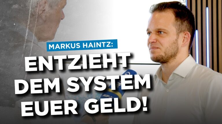 Mehr über den Artikel erfahren Markus Haintz: „Entzieht dem System Euer Geld!“