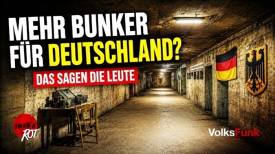 Mehr über den Artikel erfahren Mehr Bunker für Deutschland? – Das sagen die Leute