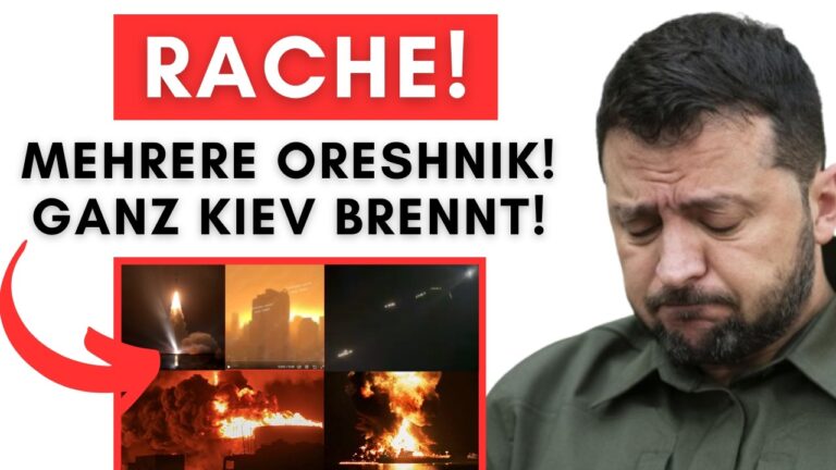 Mehr über den Artikel erfahren Mehrere Oreshnik & Hunderte Raketen auf Kiew! Ukraine-Parlament getroffen & Armeechef eliminiert?