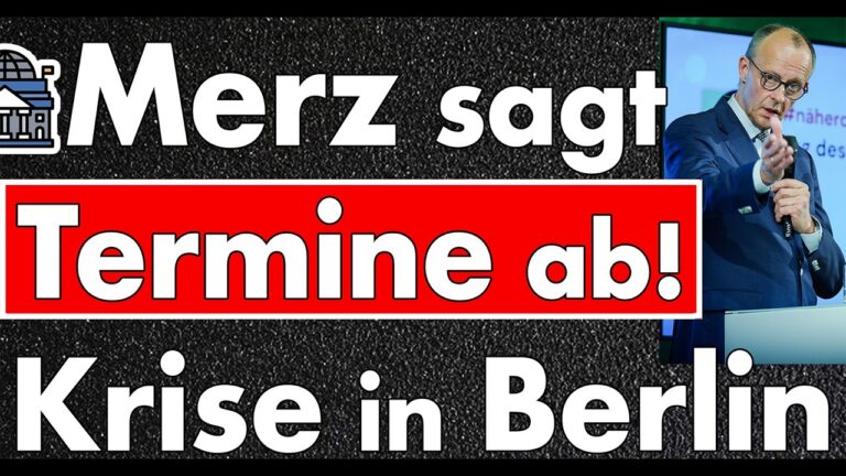Mehr über den Artikel erfahren Merz sagt EPG-Termin ab! Parteisitzung wichtiger, als Kanzlertermine? Dieser Mann hat fertig!