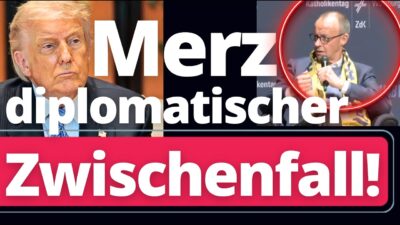 Mehr über den Artikel erfahren Merz verliert alle Nerven und attackiert Trump völlig grundlos!