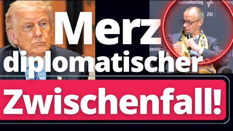 Mehr über den Artikel erfahren Merz verliert alle Nerven und attackiert Trump völlig grundlos!