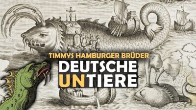 Mehr über den Artikel erfahren Monster in Hamburg: Biester und Bestien in der Elbe | Gruselige Vetter vom Wal „Timmy“