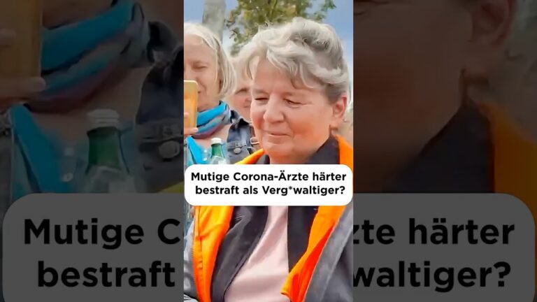 Mehr über den Artikel erfahren Mutige Corona-Ärzte härter bestraft als Verg*waltiger?