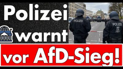 Mehr über den Artikel erfahren Polizei hat Angst vor dem Wähler! Möglicher AfD-Sieg in Sachsen-Anhalt löst totale Panik aus!