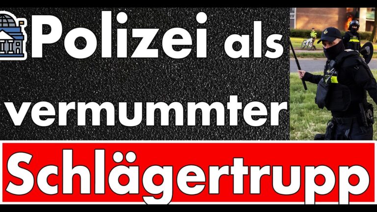 Mehr über den Artikel erfahren Polizei schlägt auf unbescholtene Bürger ein – um eine gescheiterte Politik zu verteidigen!