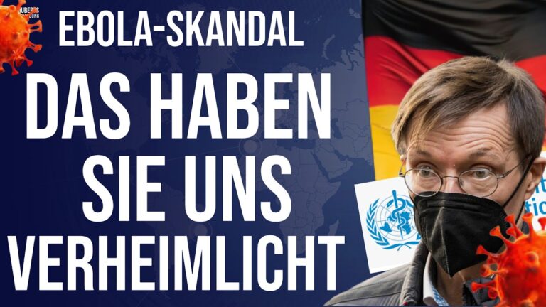 Mehr über den Artikel erfahren Quarantänelager werden eingerichtet!💥Ebola-Labor in Deutschland💥Lauterbach mit dreister Forderung
