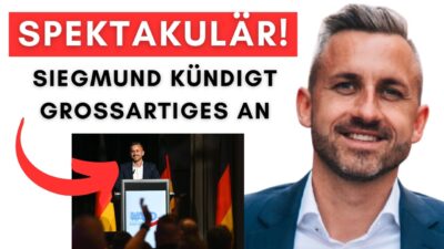 Mehr über den Artikel erfahren Siegmund kündigt Großartiges an + Weidel stellt CDU 3 heftige Bedienungen für eine Zusammenarbeit!