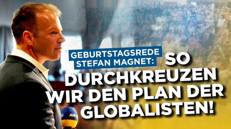 Mehr über den Artikel erfahren „So durchkreuzen wir den Plan der Globalisten!“ Rede von AUF1-Chef Stefan Magnet