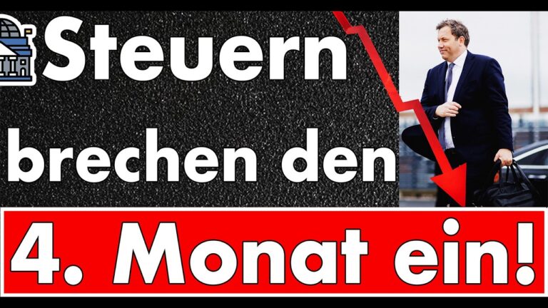 Mehr über den Artikel erfahren Steuereinnahmen brechen im April weiter weg! Defizit in 4 Monaten bei 41 Mrd. Euro – Finanzkrise 2.0