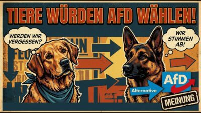 Mehr über den Artikel erfahren Tiere würden AfD wählen! – Carina Schießl & Nicole Hess von „Tierschutz in der AfD“ im Gespräch