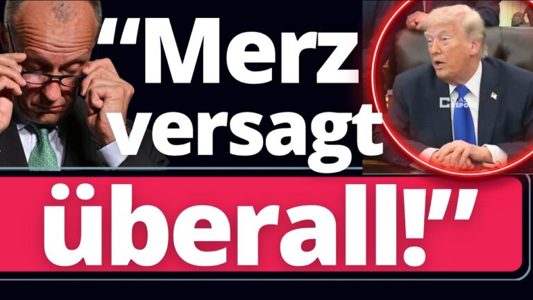 Mehr über den Artikel erfahren Trumps SCHOCK-Nachricht an Merz: „Du versagst ÜBERALL!“