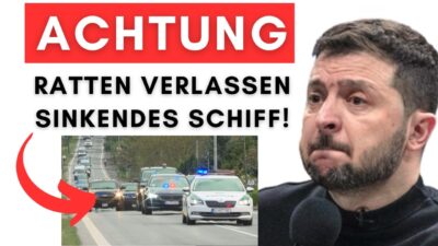 Mehr über den Artikel erfahren Ukraine-Politiker fliehen nach Deutschland + Selensky schickt kritischen Brief an Trump!