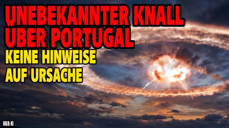 Mehr über den Artikel erfahren Unbekannter Knall über Portugal – Keine Hinweise auf Ursache