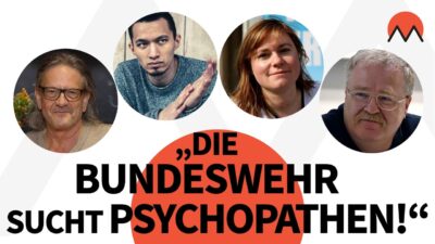 Mehr über den Artikel erfahren Unfreiwillige in Uniform | Mona Aranea, Jürgen Rose und Richard @Voxvendetta im MANOVA-Gespräch