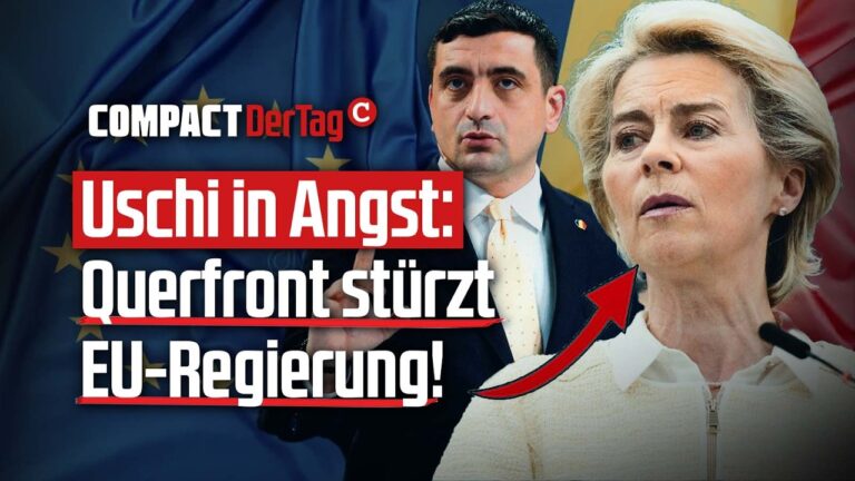 Mehr über den Artikel erfahren Uschi in Angst: Querfront stürzt EU-Regierung!💥