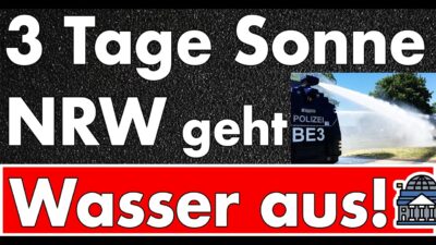 Mehr über den Artikel erfahren Wassernotstand in NRW! Nächste Stufe Wasser-Lockdown? Wie habt ihr die Hitzesommer immer überstanden
