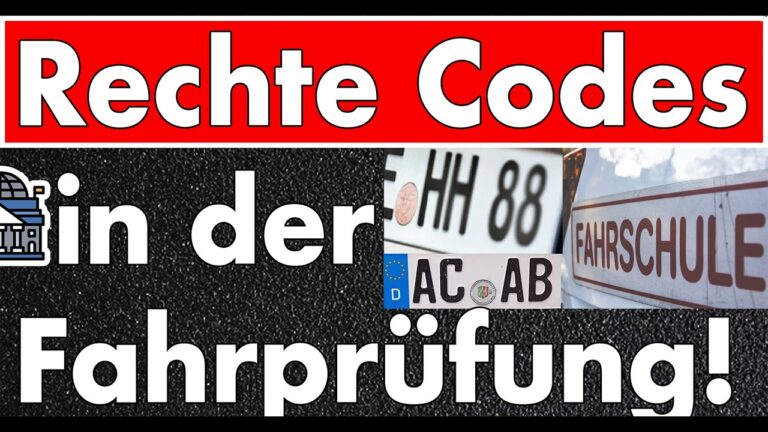 Mehr über den Artikel erfahren 3 ‚Rechte‘ in der Fahrprüfung – und plötzlich geht’s um AH, 88, K-KK & ACAB