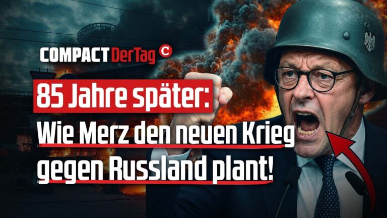 Mehr über den Artikel erfahren 85 Jahre später: Wie Merz den neuen Krieg gegen Russland plant!💥