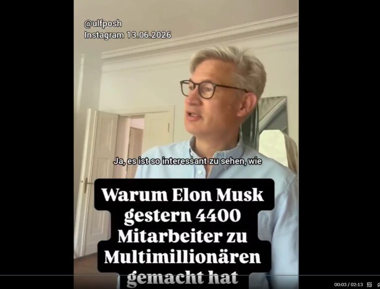 Mehr über den Artikel erfahren Warum Elon Musk 4400 Mitarbeiter zu Multimillionären gemacht hat