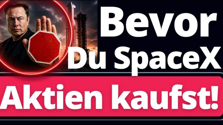 Mehr über den Artikel erfahren ACHTUNG: 5 Warnungen vor dem SpaceX Börsengang!