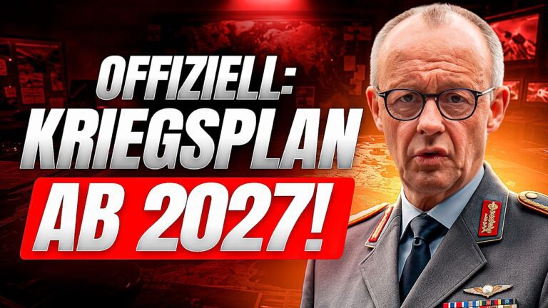Mehr über den Artikel erfahren BESTÄTIGT: KRIEGSPLAN FÜR 2027! DAS PLANT DIE BUNDESREGIERUNG.