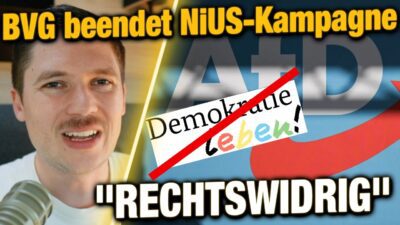 Mehr über den Artikel erfahren BVG verbietet NIUS-Plakate nach linker Empörungswelle! „Offensichtlich rechtswidrig“